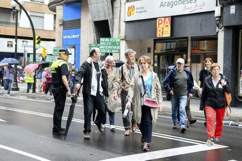 Manifestación contra el ICA en Zaragoza