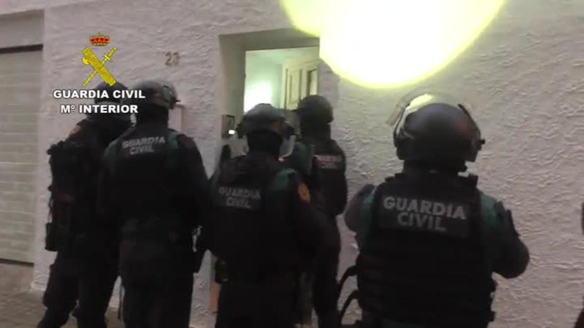 Operación de la Guardia Civil contra una red narco en Barcelona y Tarragona