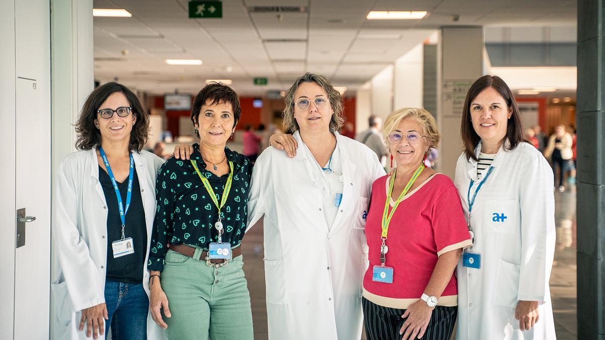 Equip de l'oficina tècnica de cribratge de càncer de mama al territori