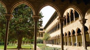 El claustro del Monestir de Pedralbes.