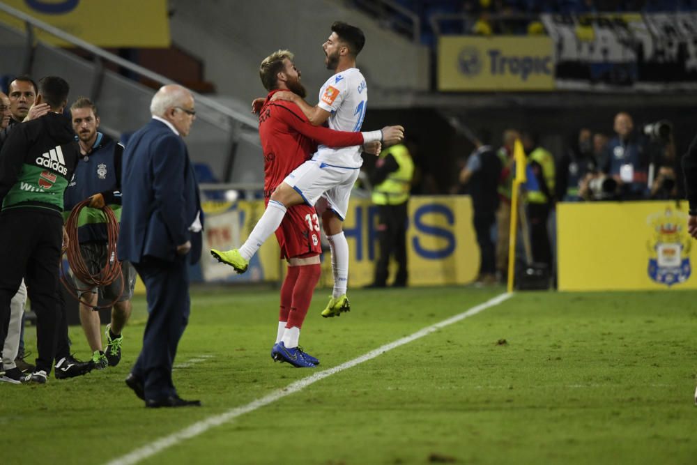 Así se celebró el gol de Domingos al Las Palmas