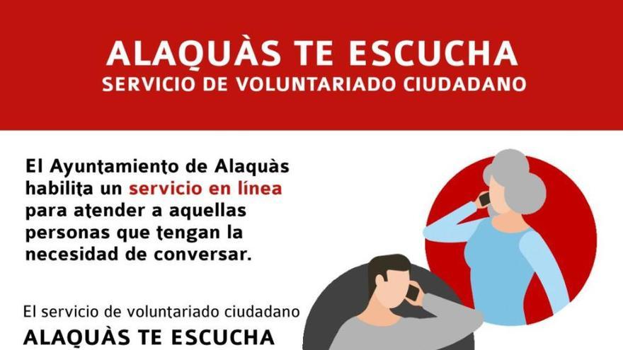 Cartel que anuncia el servicio.