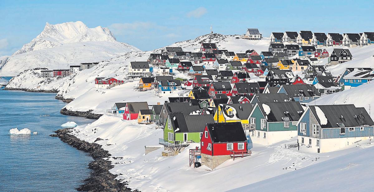 Nuuk, capital de Groenlandia.