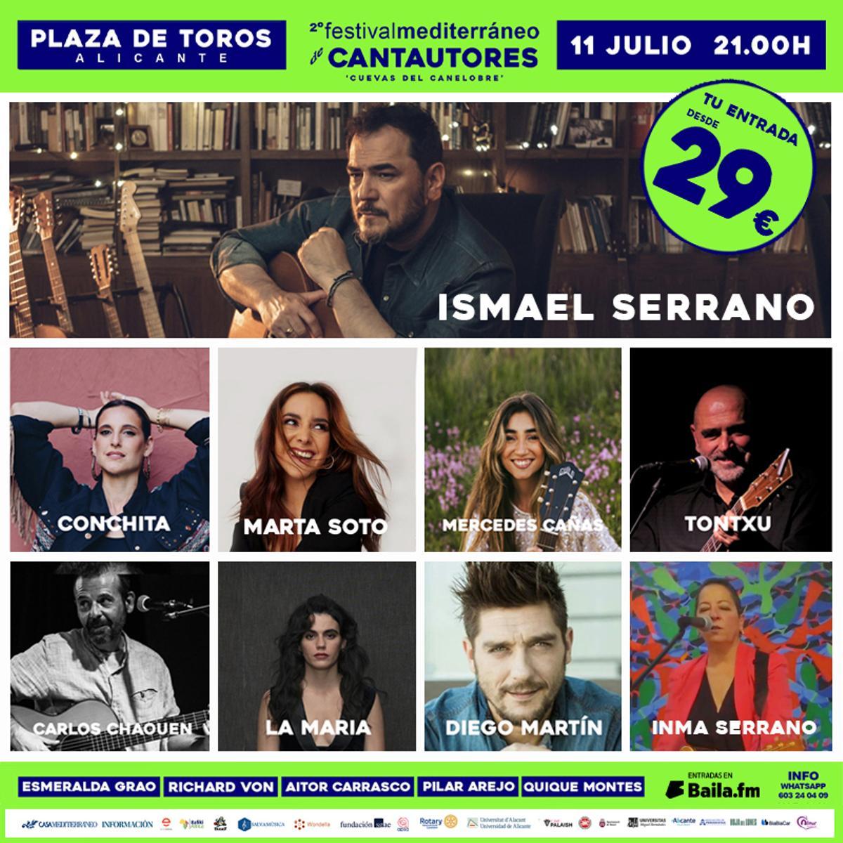 Los grandes cantautores del país reunidos en la Plaza de Toros de Alicante