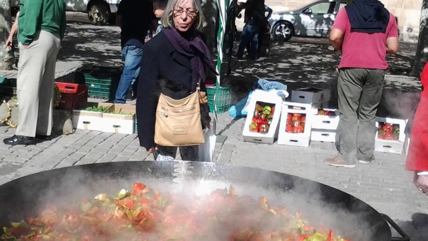 Degustación de Pimiento de Benavente en la Plaza de Viriato