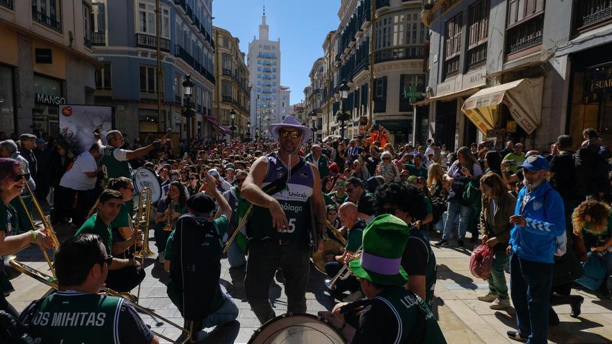Málaga celebra con las aficiones la gran fiesta de la Copa