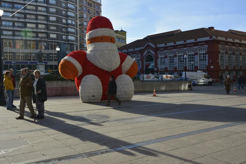 Papá Noel cambia de plaza