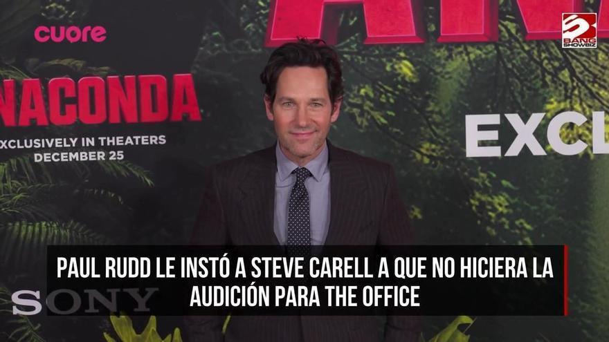 Paul Rudd intentó que Steve Carell no estuviese en 'The Office': "No sé cómo pudo tener éxito después de eso"