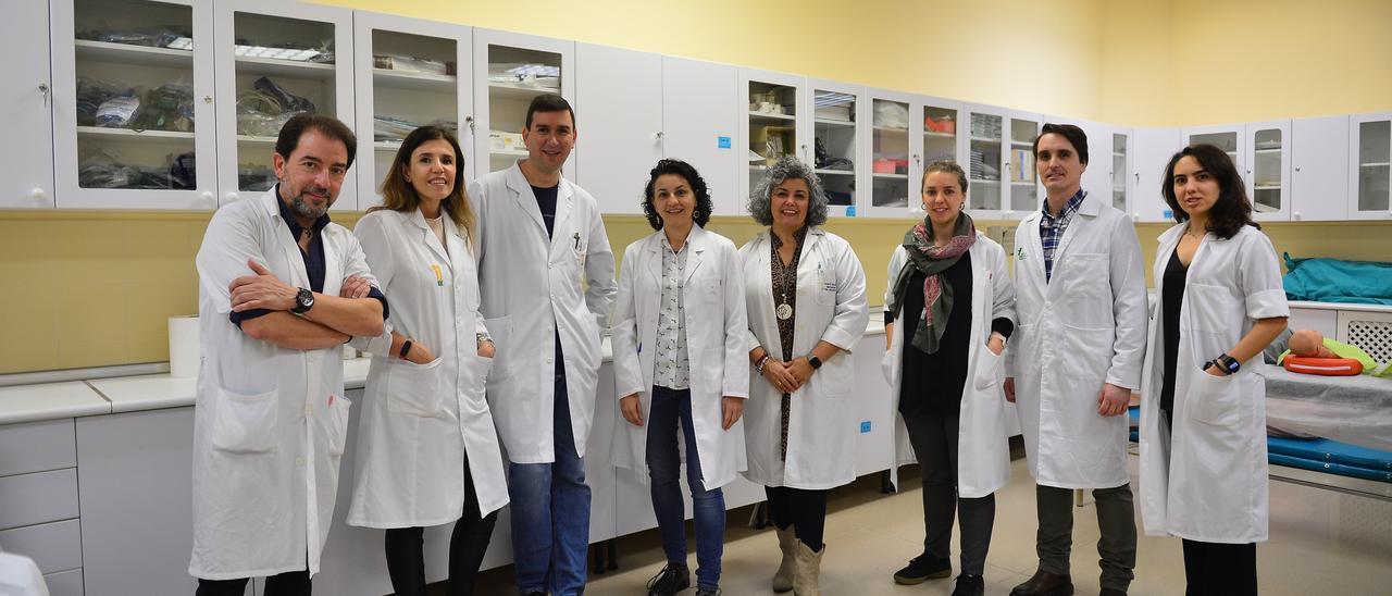 Miembros del nuevo grupo de investigación del Centro Universitario de Plasencia.