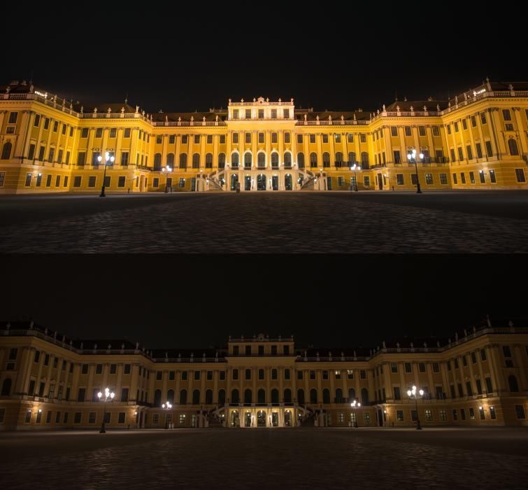 Earth Hour at Schoenbrunn Palace in Vienna