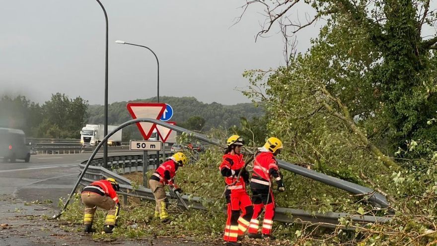 Els Bombers van atendre 56 serveis pel temporal a l&#039;Alt Empordà