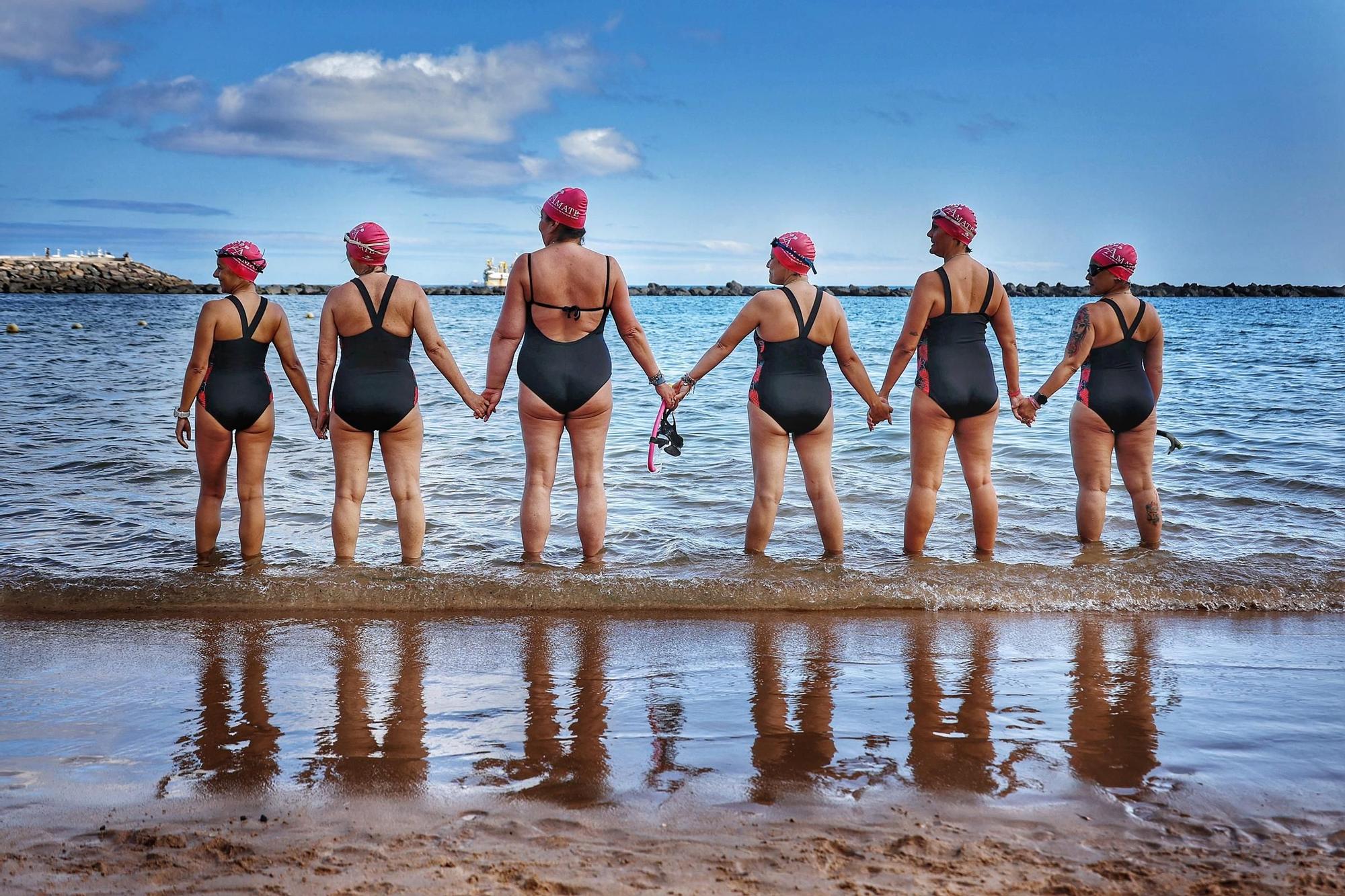 Equipo de mujeres deportistas de la Asociación Ámate