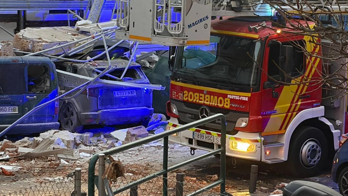 Alrededores de la explosión de Carabanchel