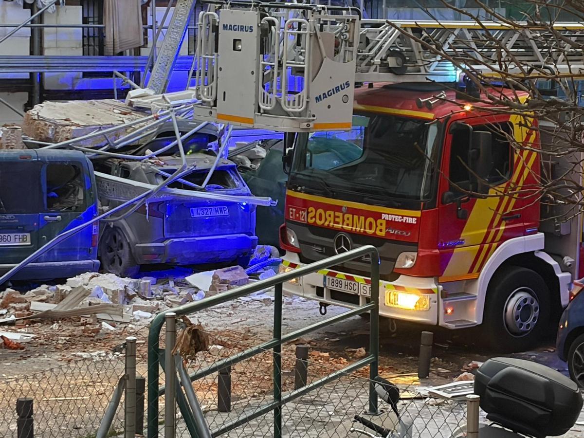 Alrededores de la explosión de Carabanchel