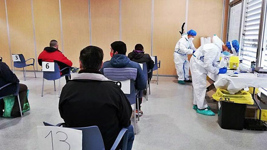 Cribratge a la sala polivalent de la Font dels Capellans