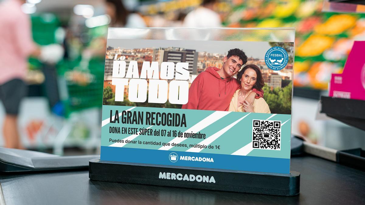 Vídeo | Mercadona alarga la campaña para la donación a los Bancos de Alimentos hasta el 16 de noviembre