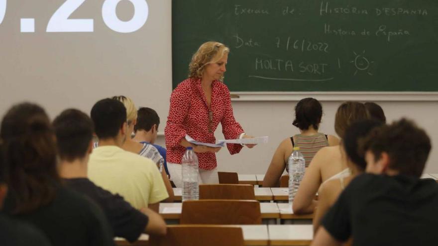 Pruebas de selectividad de 2022 en la Universitat Politécnica de València.