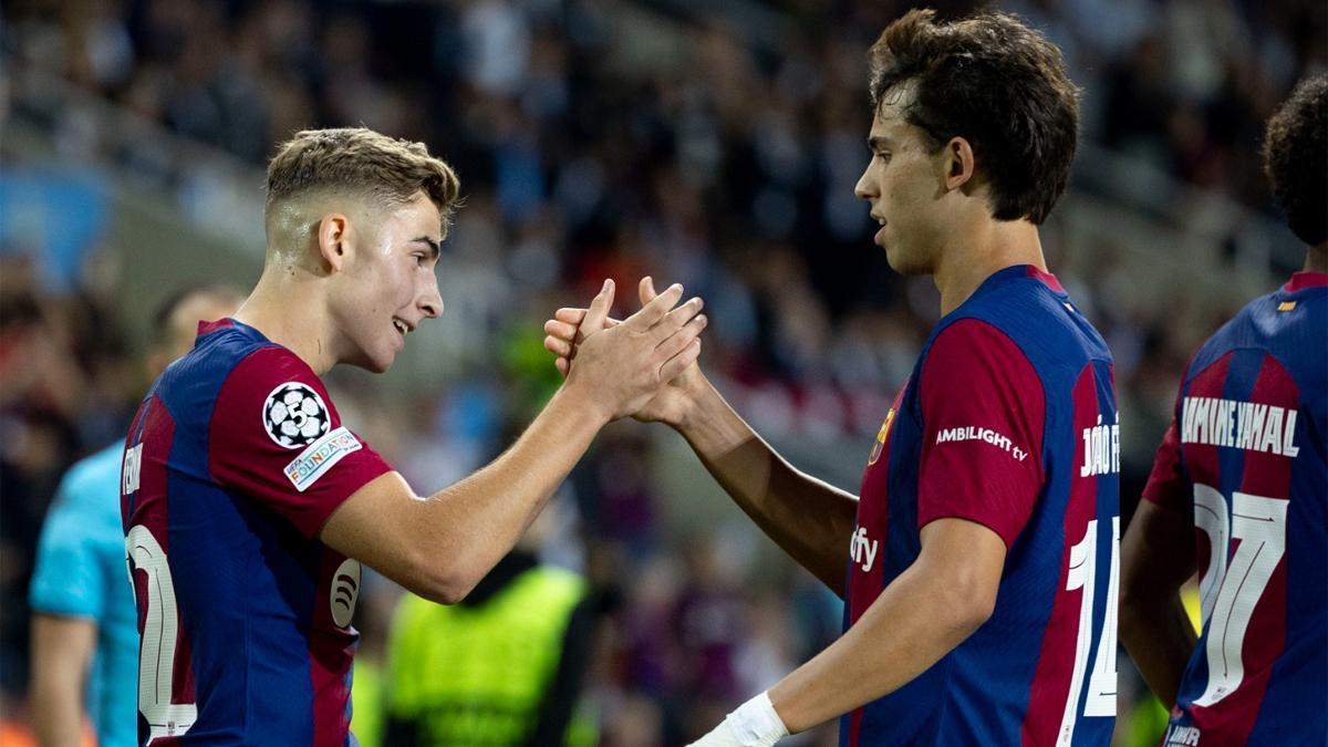 FC Barcelona - Shakhtar: El gol de Fermín López