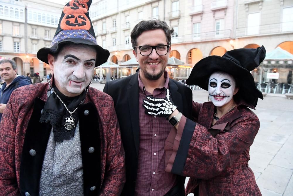 El desfile partió de la plaza de Lugo y finalizó en María Pita.