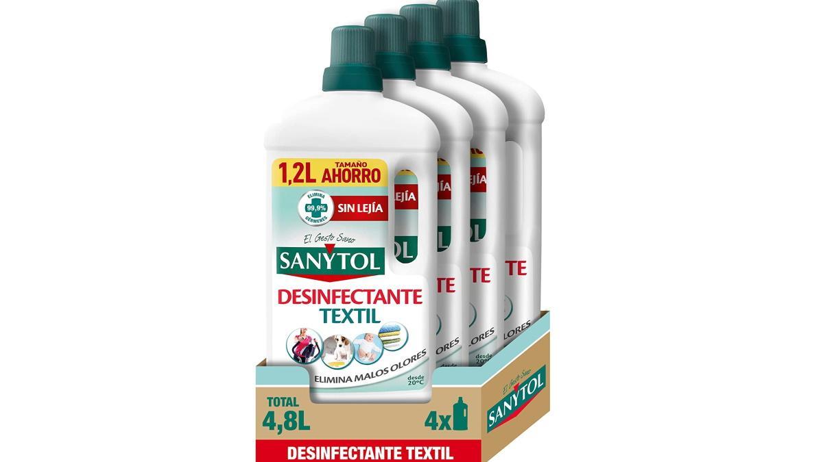 SANYTOL Desinfectante textil sin lejía para todo tipo de ropa 500 ml