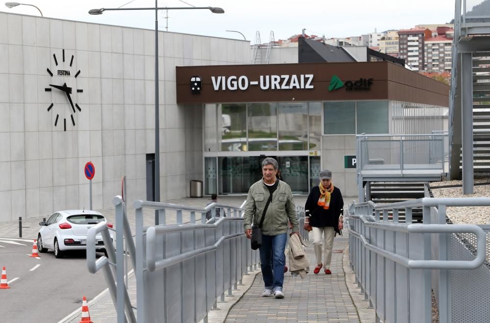 Vigo, partida o destino de un cuarto de los viajeros del Eje Atlántico