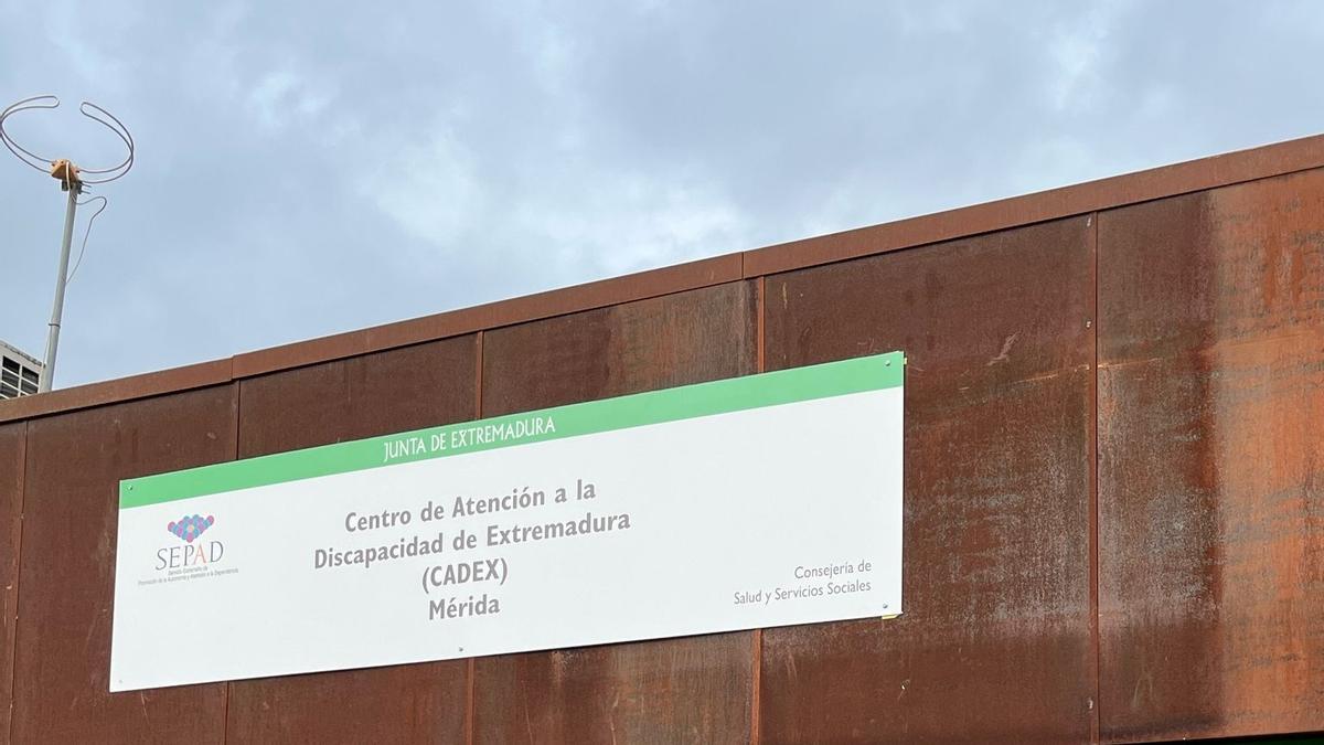 El Centro de Atención a la Discapacidad de Extremadura (Cadex).