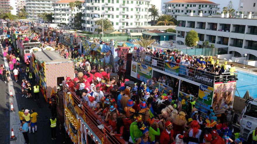 Cabalgata del Carnaval Internacional de Maspalomas de 2019.