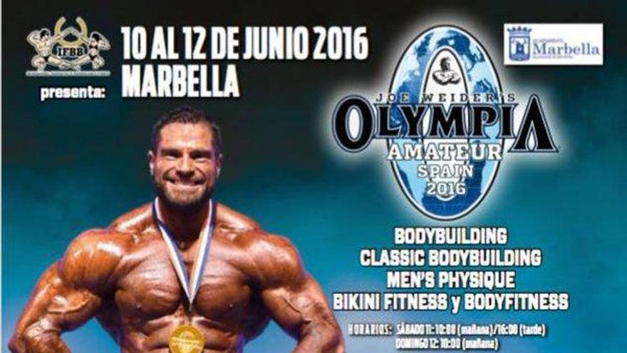 Llega a Marbella el II Olympia Amateur Spain 2016 IFBB