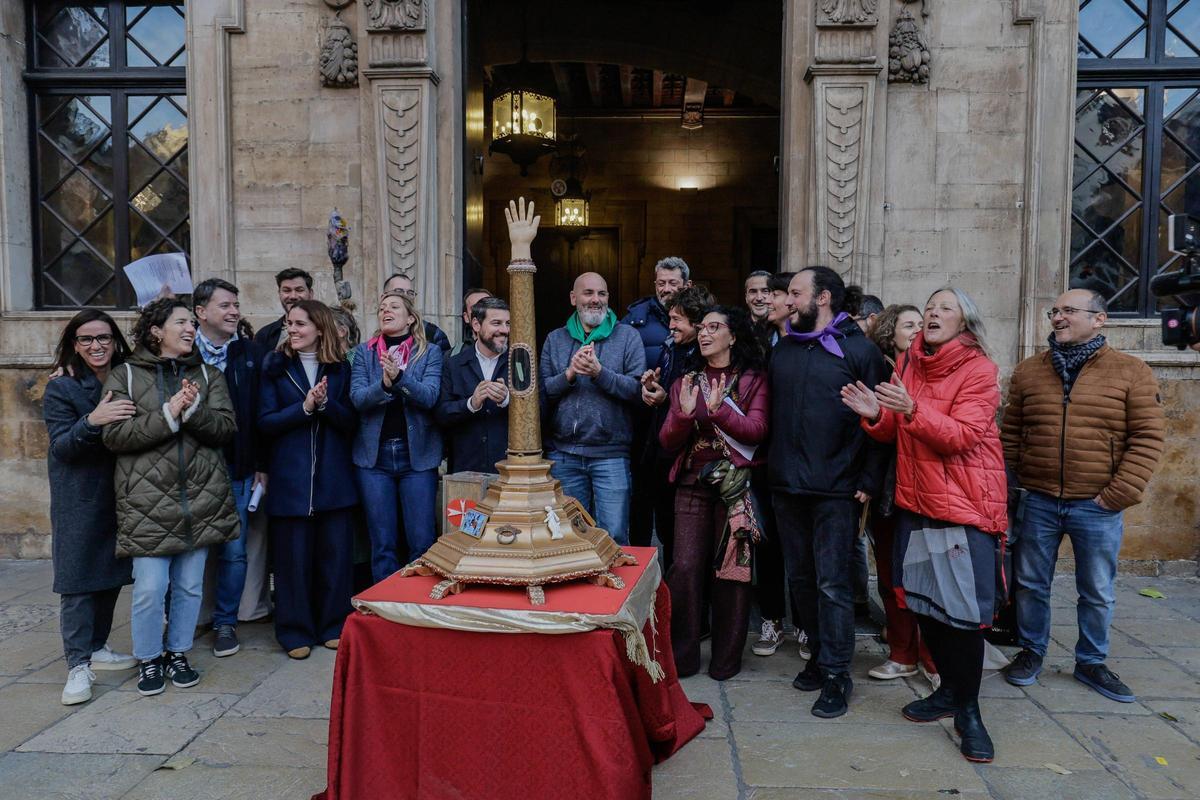 Ensayo para el 'Dia de la Pesta'