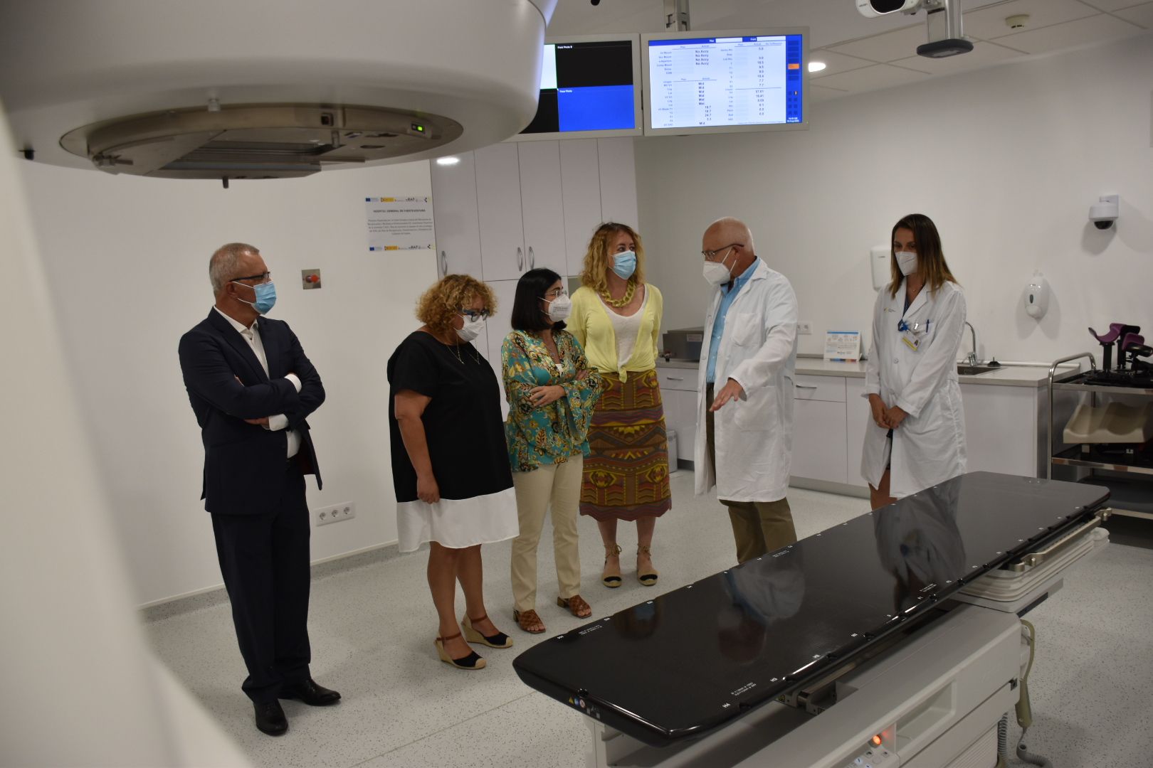 Visita de Carolina Darias al Hospital General de Fuerteventura