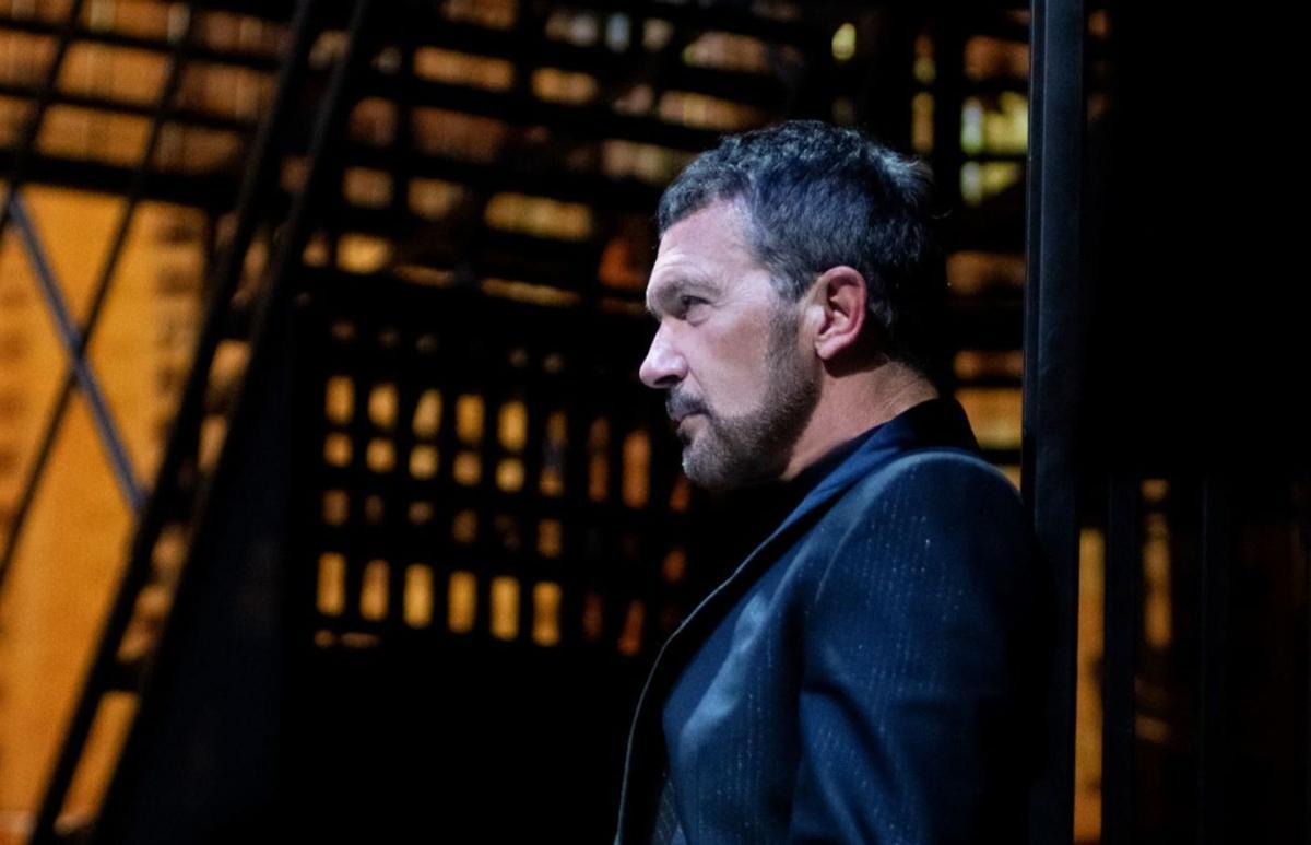 Antonio Banderas, sobre el escenario del Teatro del Soho-CaixaBank, uno de sus grandes proyectos.