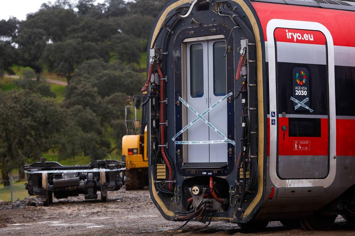Tren Iryo siniestrado en Adamuz el 18 de enero pasado.