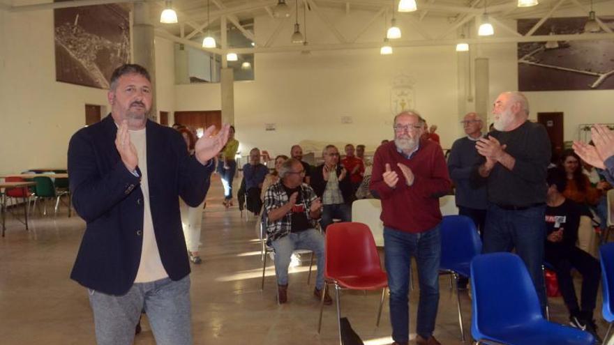 “Liso” González, en la presentación de su candidatura.  | // NOÉ PARGA