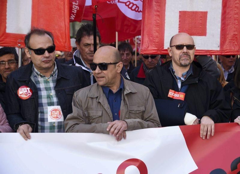 Fotod de la manifestación 1 de mayo- Día del trabajador