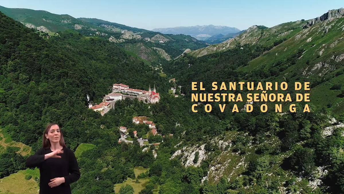 Covadonga estrena una guía para personas con discapacidad auditiva