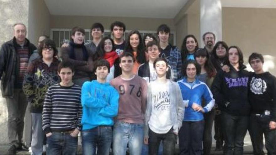 Alumnos del IES Monte Carrasco que viajaron a Estrasburgo.  //