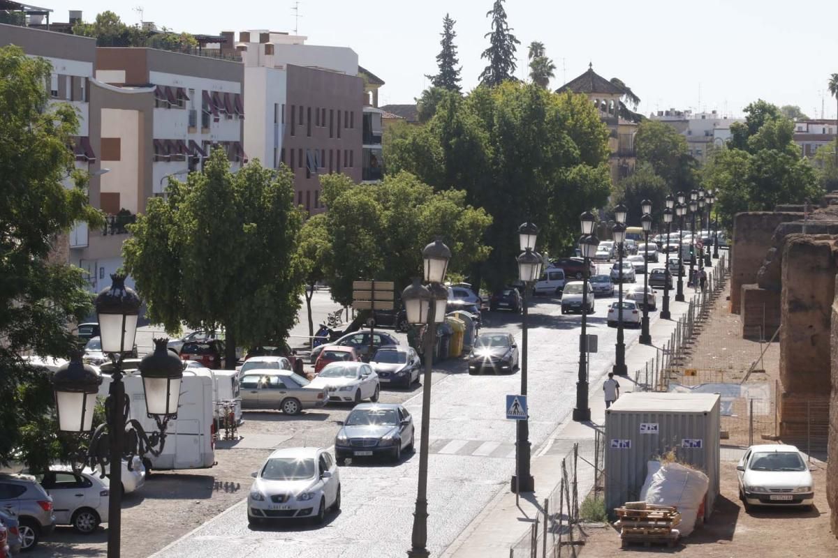 Fotogalería: Avanzan las obras de la muralla del Marrubial.