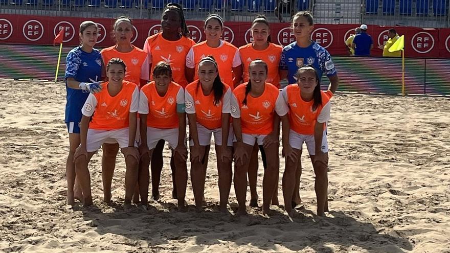 El Cacereño Femenino Playa peleará por la Copa Federación tras ganar al Turia en semifinales