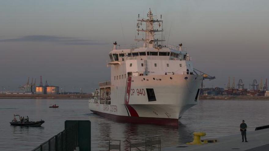 Llega a Valencia el primer barco de la flotilla &#039;Aquarius&#039;