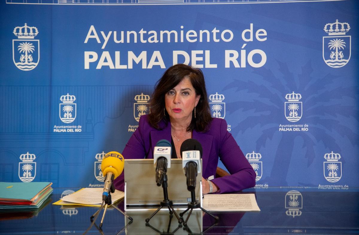 Matilde Esteo, en su comparecencia de este jueves.