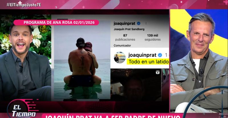 Joaquín Prat será padre de su segundo hijo