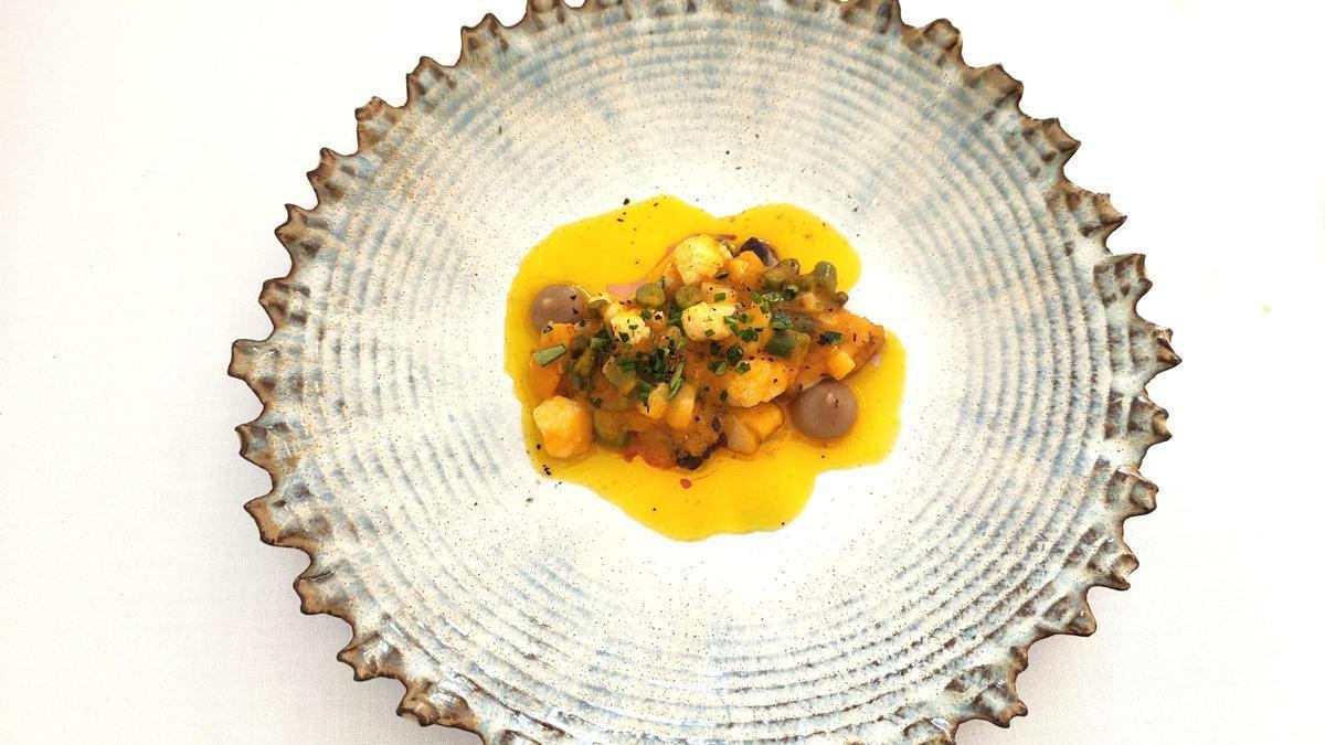 El bonito con escabeche de vinagre de arroz de La Posta.