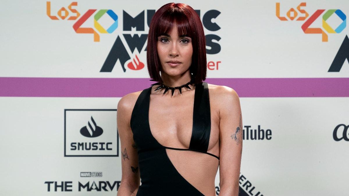 Aitana en la gala de Los 40 Music Awards