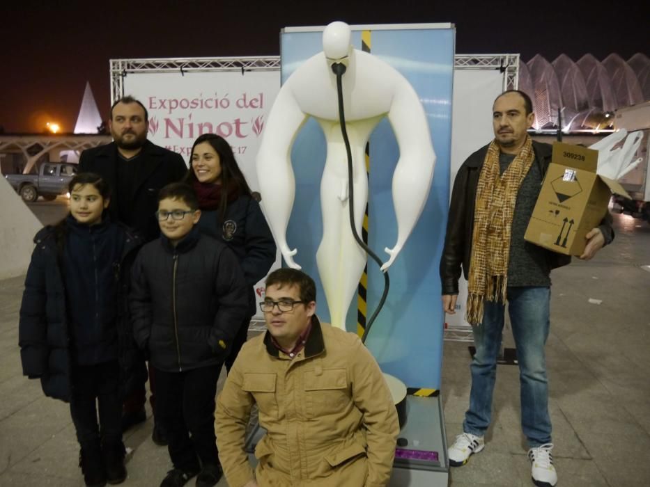 Último día de entrega de Ninots en la Exposición de 2017