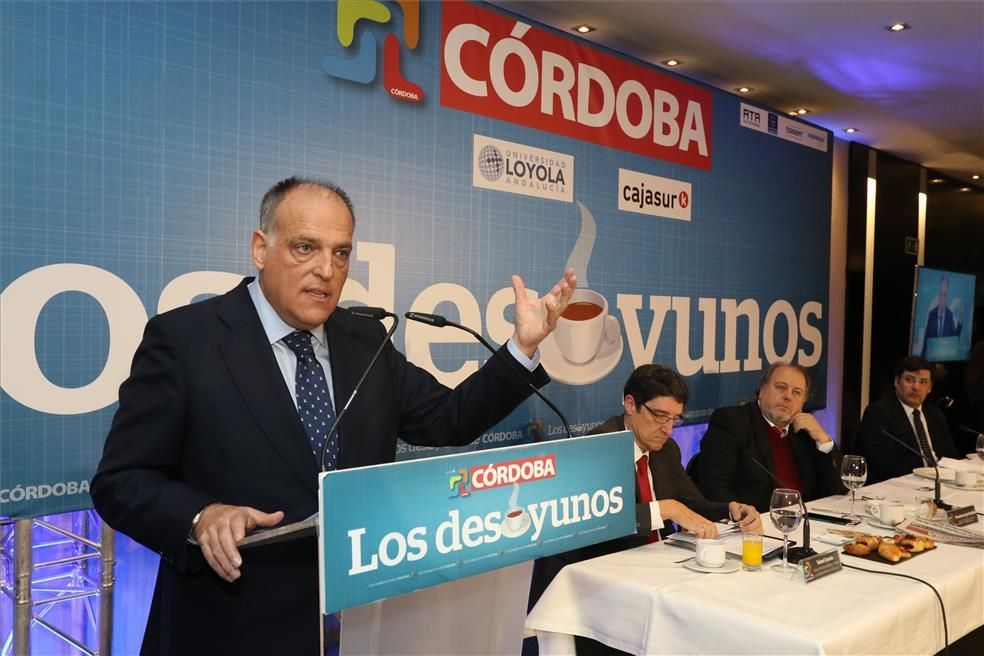 El presidente de la Liga, en "Los Desayunos de Diario CÓRDOBA"