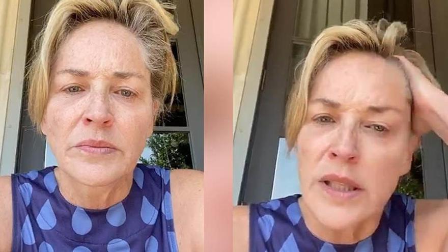 Captura del vídeo difós per Sharon Stone |