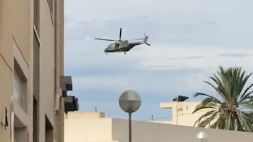 Por qué hay helicópteros militares sobrevolando la ciudad de Alicante