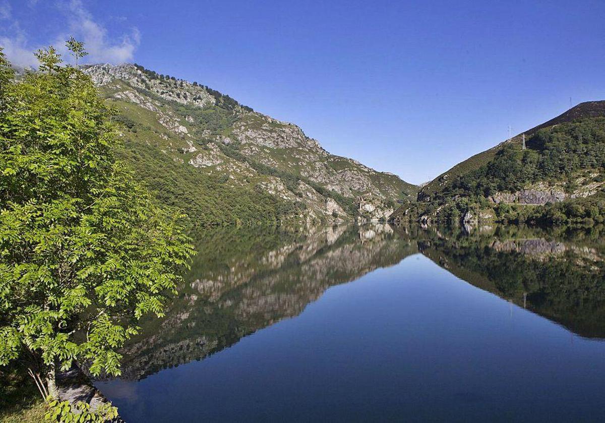 El embalse de Rioseco.