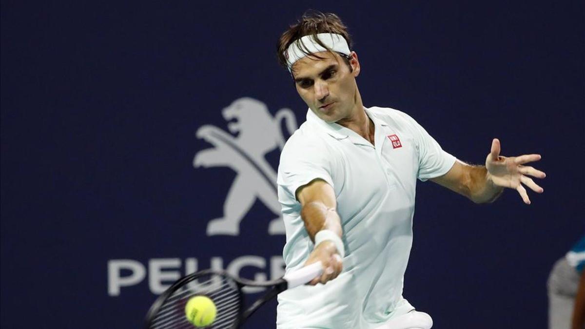 Roger Federer chocará con al campeón defensor del Abierto de Miami