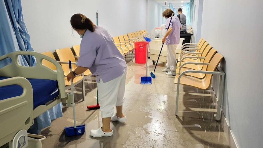 S&#039;inunda una part de la planta subterrània de l&#039;hospital de Figueres